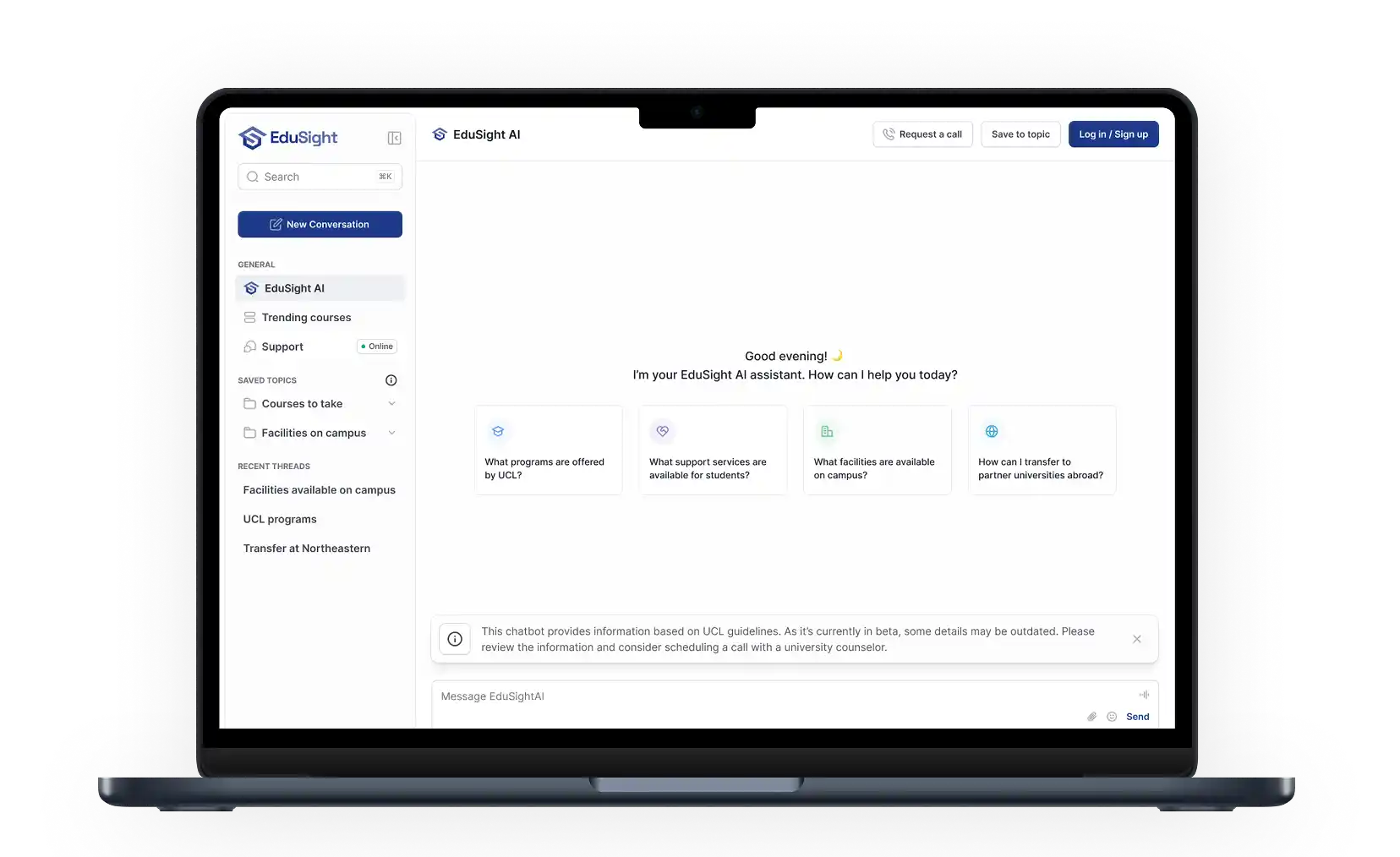 High-quality laptop displaying the product